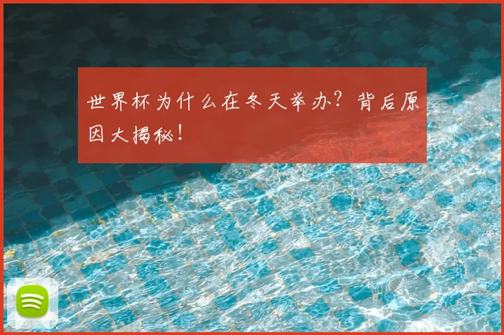 世界杯为什么在冬天举办？背后原因大揭秘！